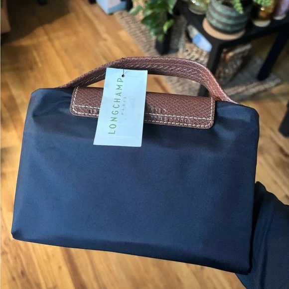 Longchamp Le Pliage Briefcase in Black | New - Picture 2 of 8